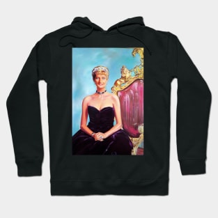 Princess Diana Portrait Painting Hoodie